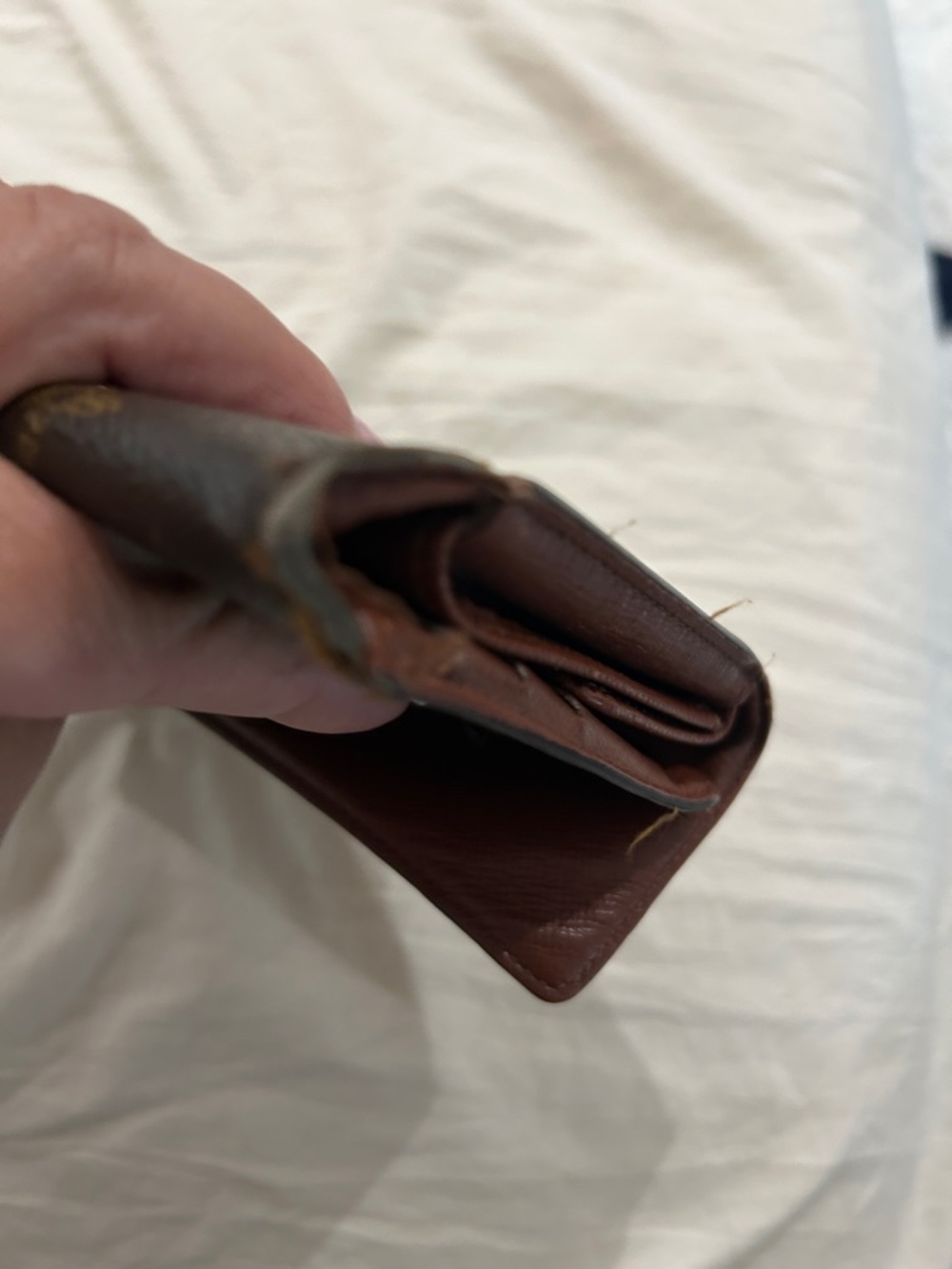 Authentic Louis Vuitton Flap Wallet — Dark Brown with Gold Hardware - Picture 10 of 10